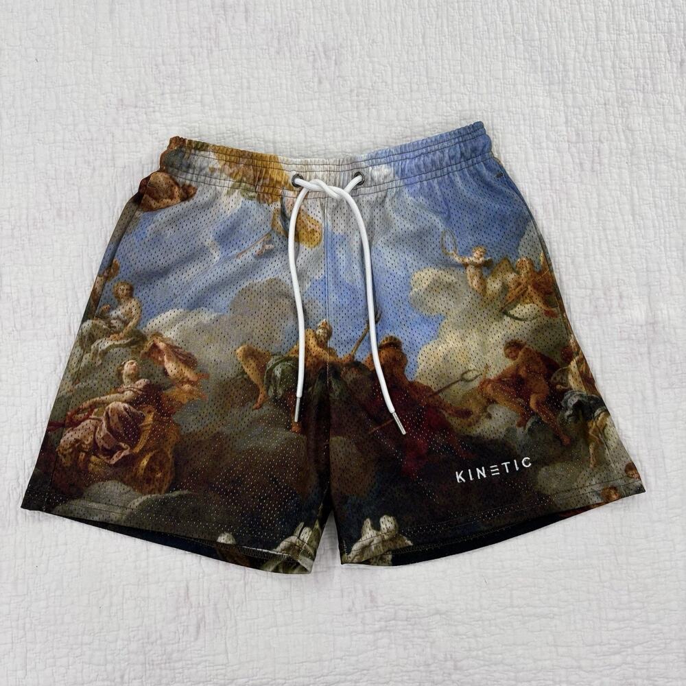 Kinetic Kings Fundamental Shorts Mens size Small Gods & Angels Mesh Performance